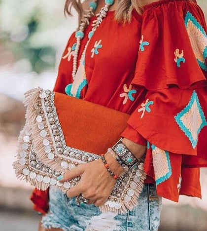 Jute Handbag, Clutch, purse