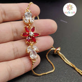 CZ Bracelet Red