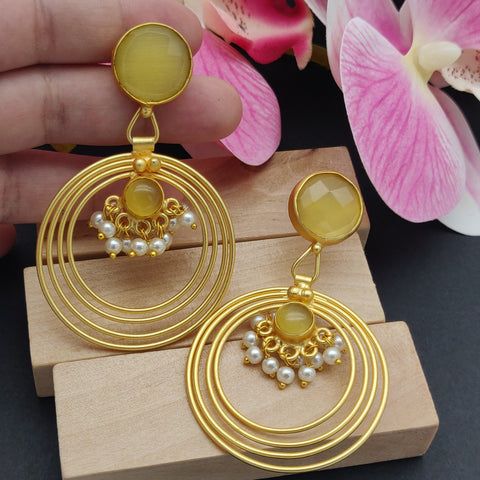 Sunshine Natural Stone Round Dangler